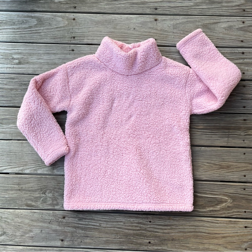 Pink Sherpa pullover